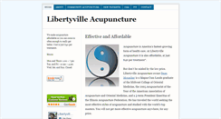 Desktop Screenshot of libertyvilleacupuncture.com